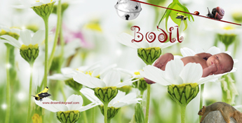 bloemetjesgeboortekaartjes